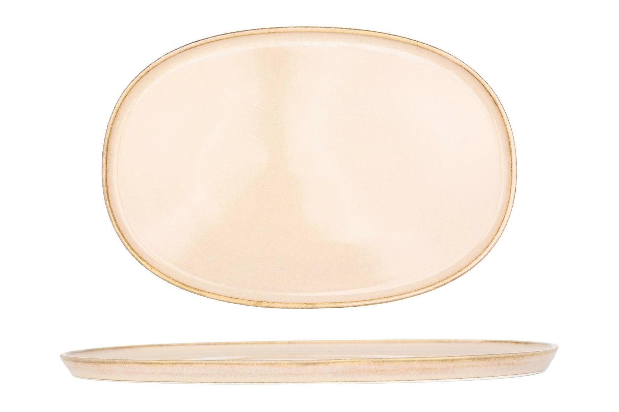 Bonna Servierteller - Sand Hygge - Porzellan - 34 cm - 2er-Set