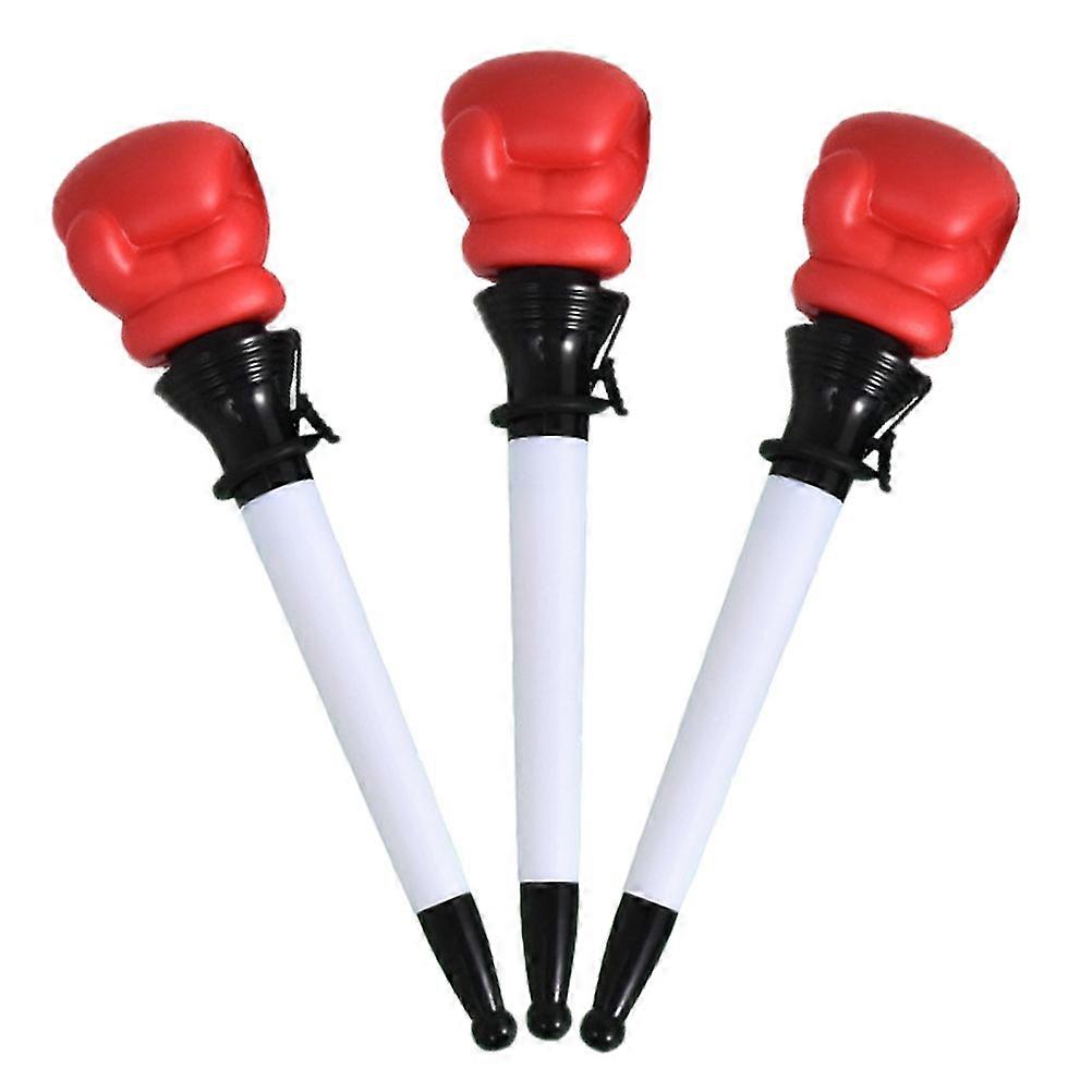 Ink Pens Creative Design Writing Tools For Students Multi-Function Decompression Pens Red 3Pcs