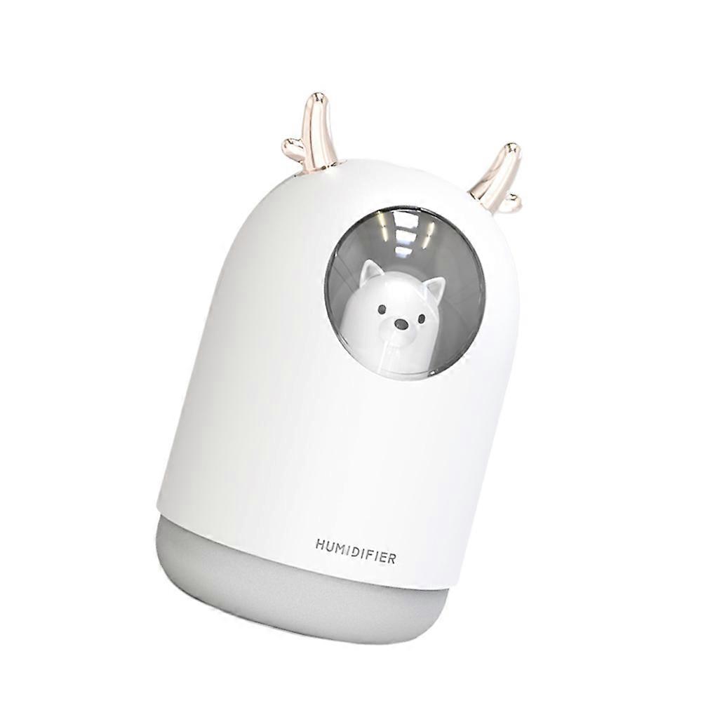 Mini Humidifier for Bedroom Animal Shape Moisturizing Night Light USB Powered 1Pack