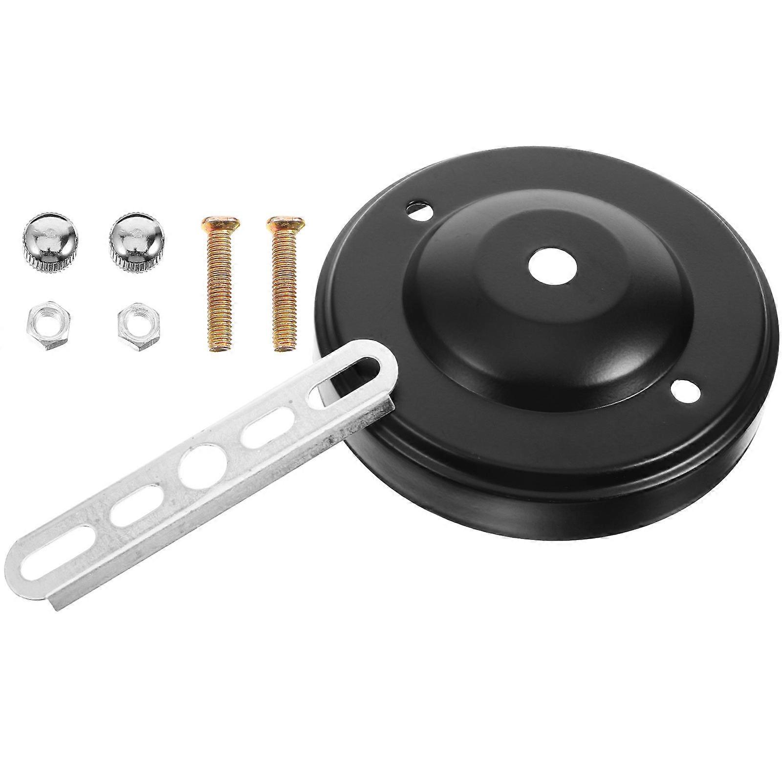 Ceiling Cover Plate Pendant Light Canopy for Light 1Set Black Iron