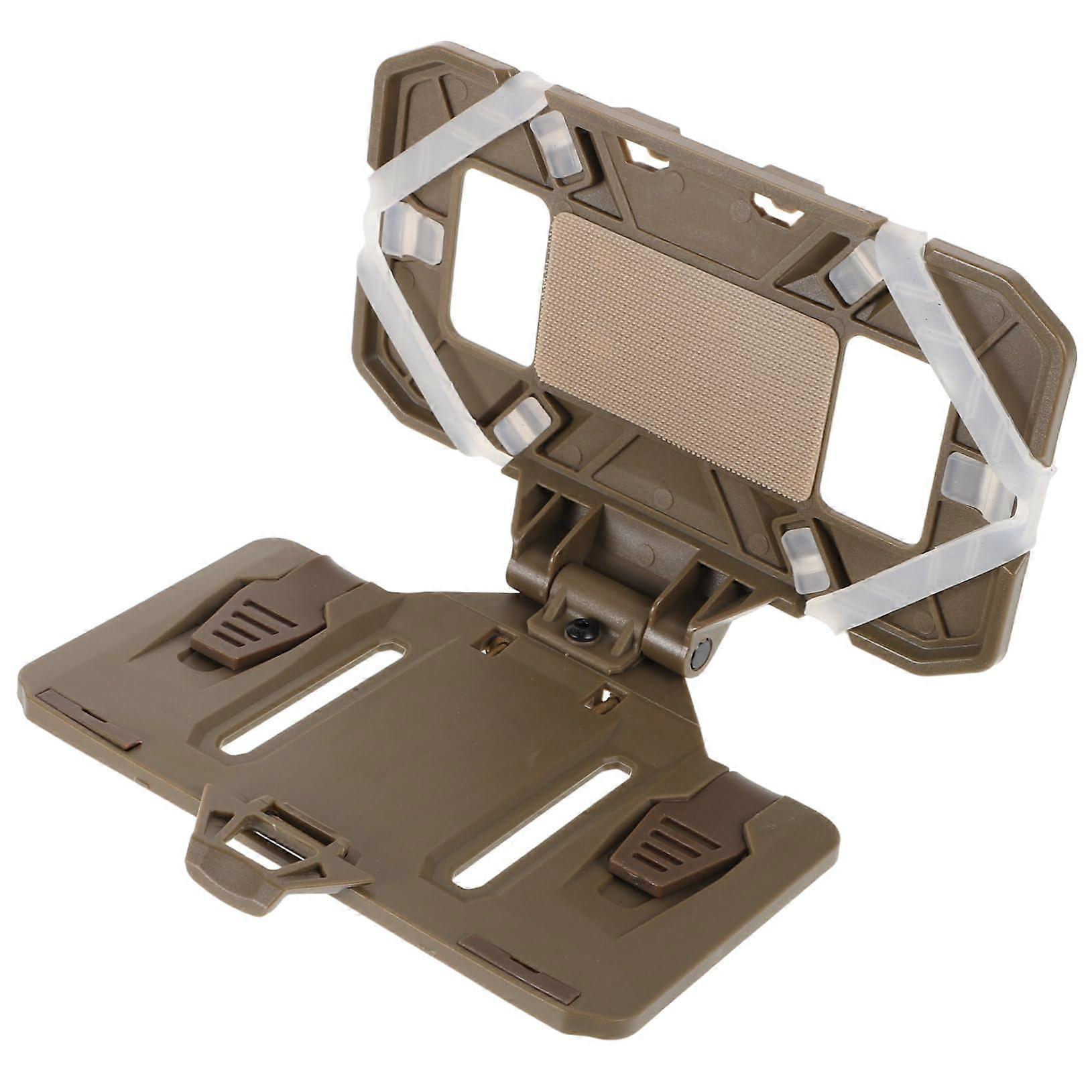 Chest Mounted Mobile Phone Holder for Vest, Foldable Navigation Board for Hiking and Hunting Gear, Adjustable Size, Lightweight Design