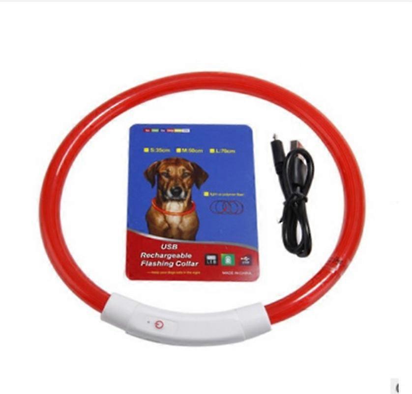 Visio-Pet Leuchthalsband, 40 cm, orange