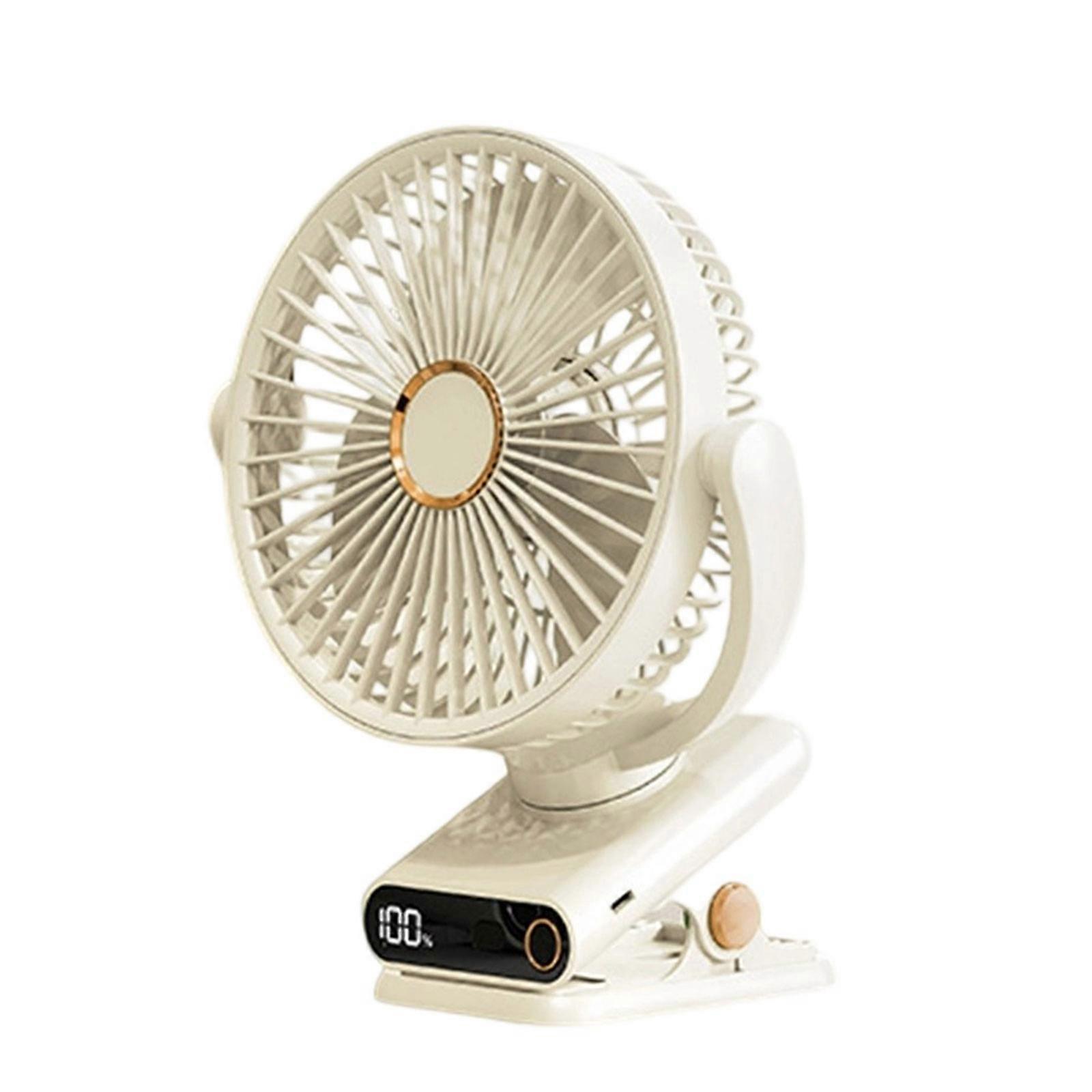 Cordless Desk Clip Fan With Brushless Motor Portable Removable Front Cover Quiet Cooling Fan For Camping Office Use Multicolor