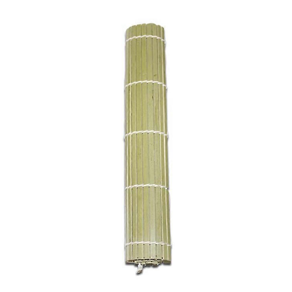 1pc Bamboo Sushi Making Curtain Sushi Rolling Mat Sushi Making Tool for Home Restaurant 24x24cm(Green)