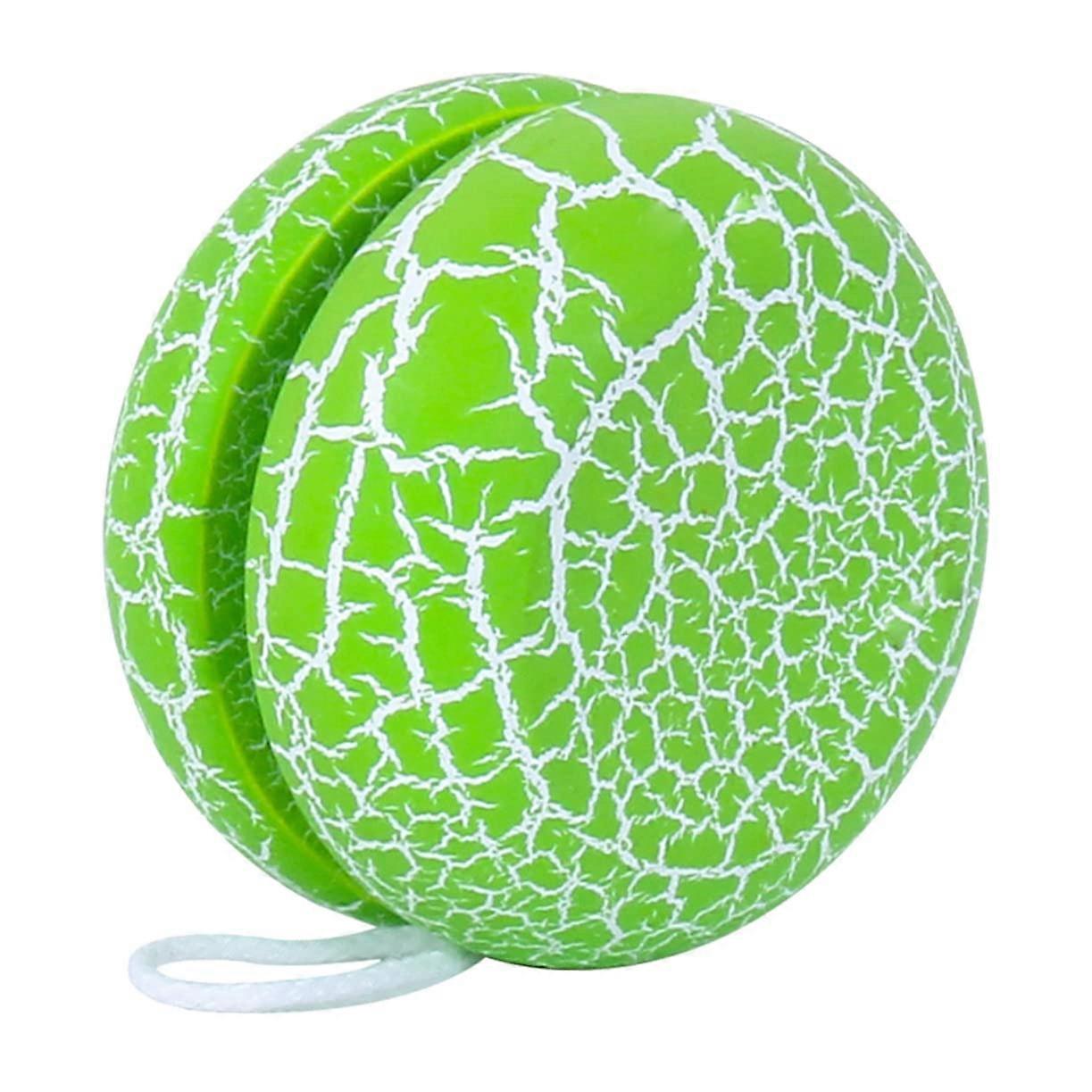 1 piece of wood with crack design, green yoyo ball for wrist strength and color recognition, for...
