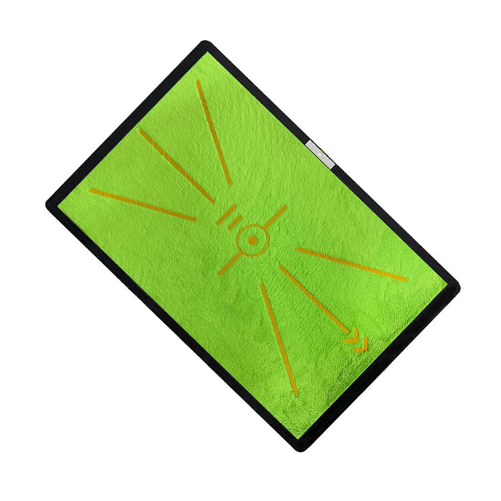 Golf Hitting Mat Swing Track Practice Marking Pad Golf Hitting Mat for Swing Paths Feedback/Detection Batting Enduring Multicolor