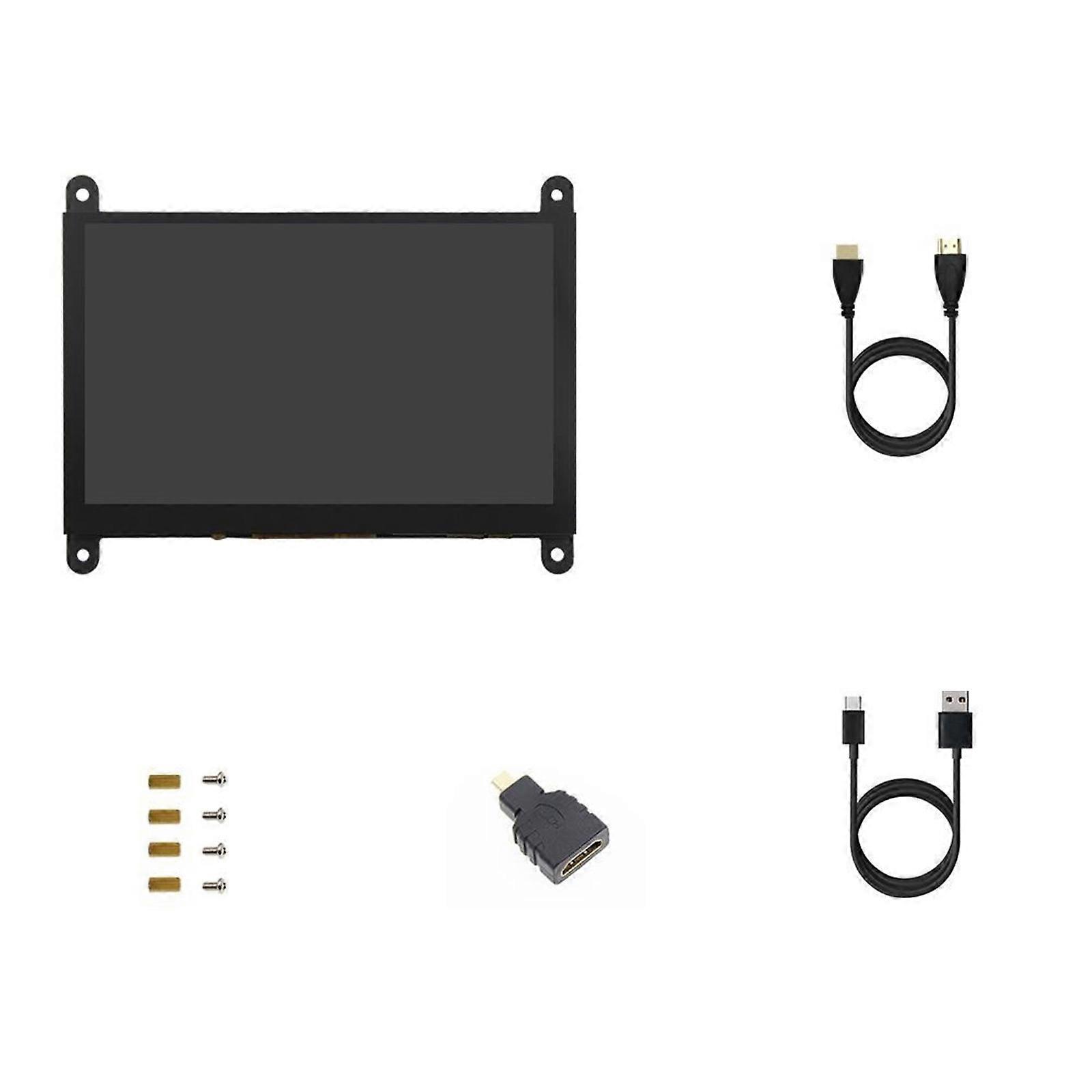 Display LCD touch capacitivo da 5 pollici 1024x600 Touchable Screen Display Monitor Panel per 5 3B + 4B Developmen Board Multicolor