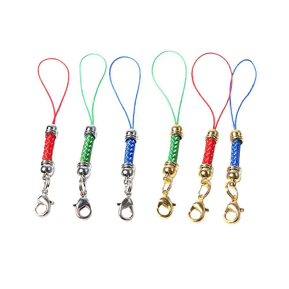 50pcs Keychain String With Lobster Clasps, Phone Charm String Keychain Cord Lariat Lanyard For Cell Phone Keyring