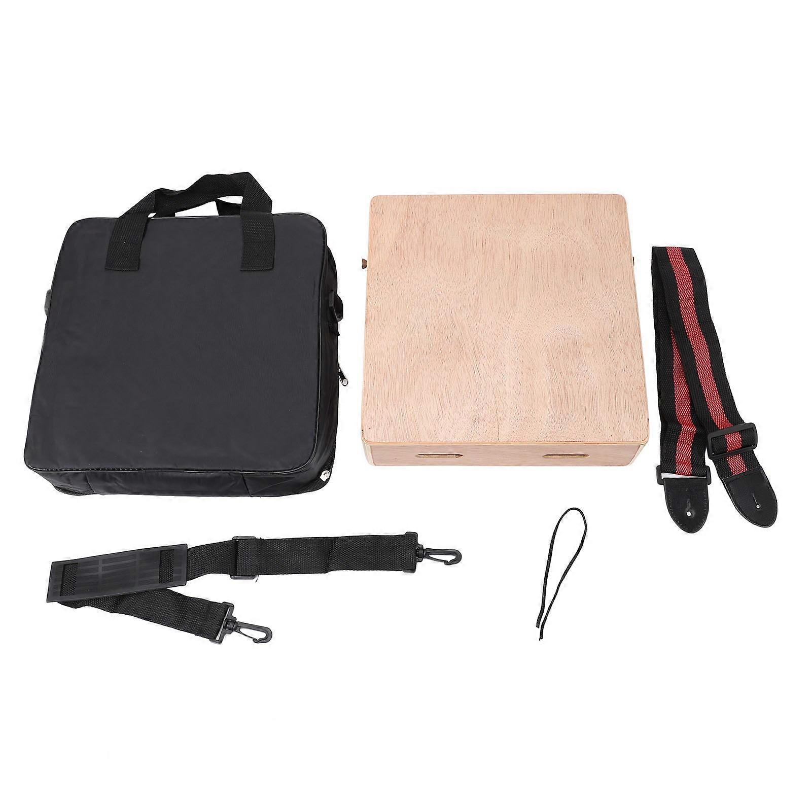 Hand Drum Cajon Portable Cajon Box Drum Percussion Instrument for Beginners and Adults