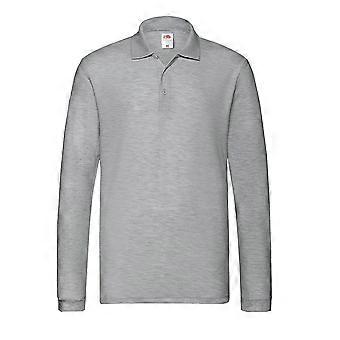 Fruit of the Loom Mens Premium Long-Sleeved Polo Shirt