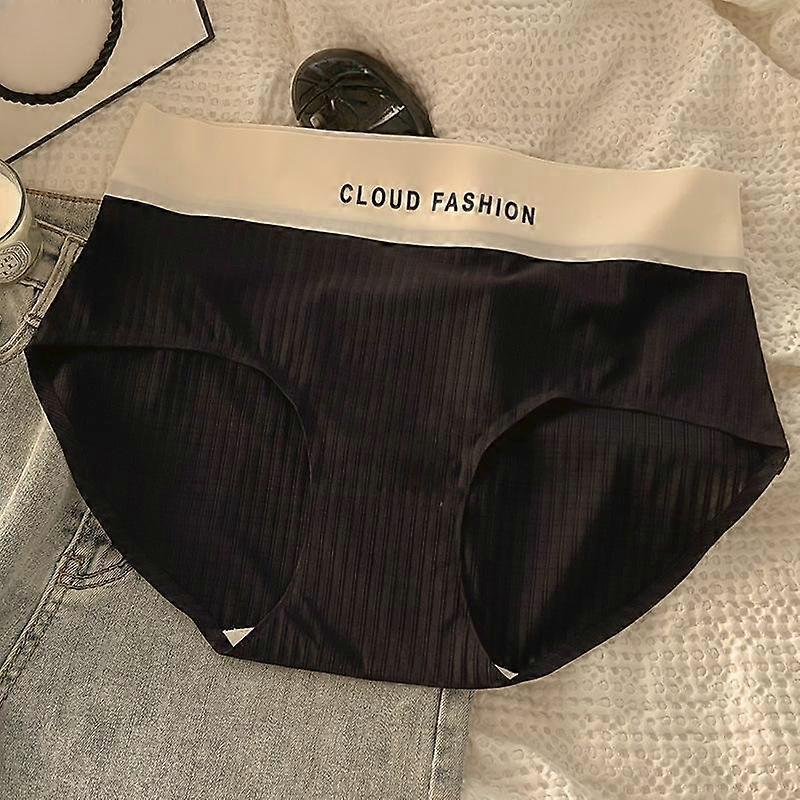 Women's Plus Size Panties High Elasticity Breathable Underwear Mid-waist Without Trace Hip Lift Briefs
