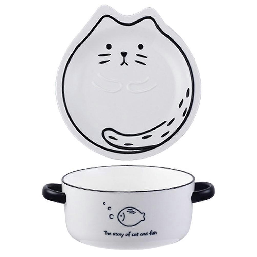 Multi Use Tableware Noodle Bowls Microwave Safe Dishwasher Safe Adorable Shape 1Set