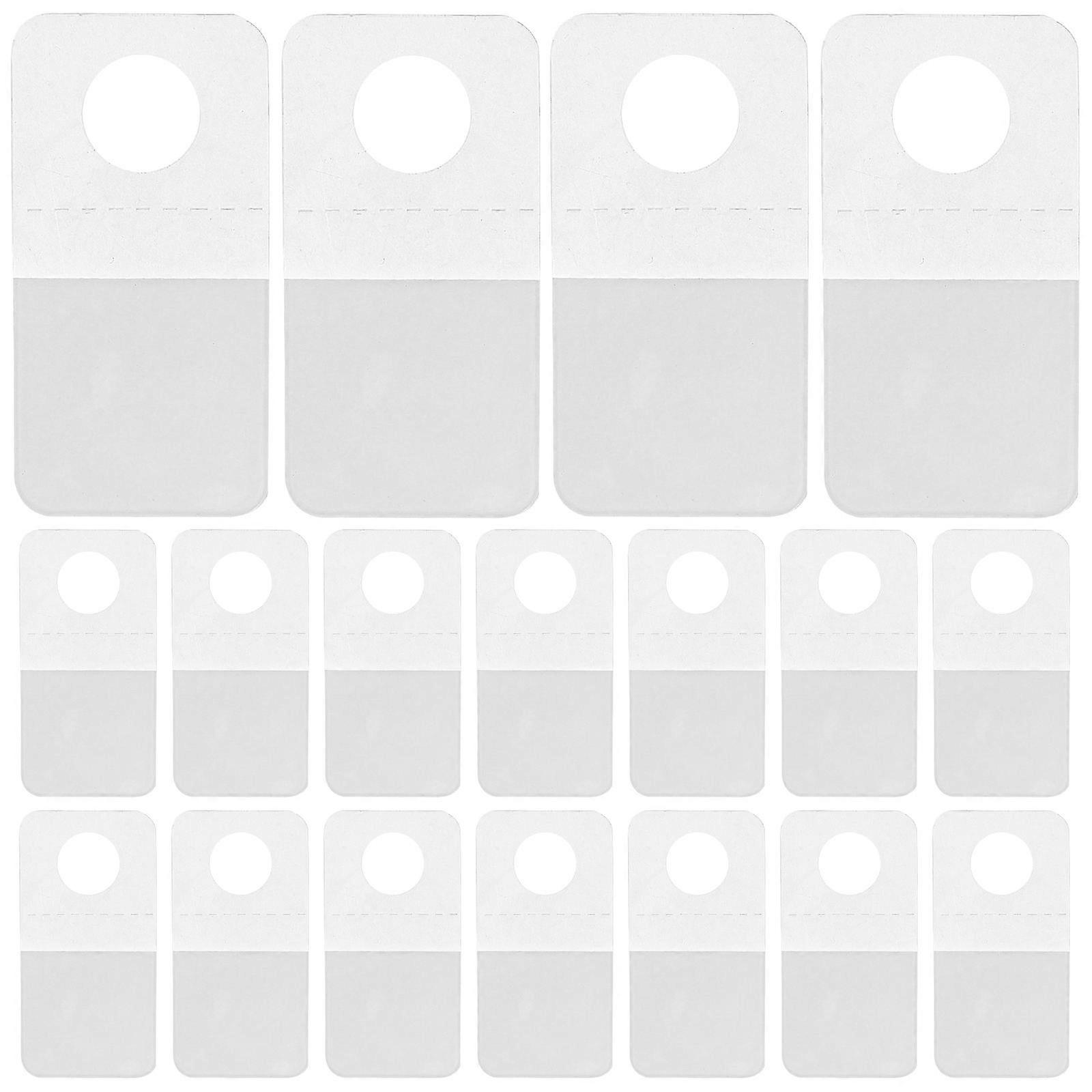 200pcs Clear Self Adhesive Hooks for Hanging Stickers and Display Tabs