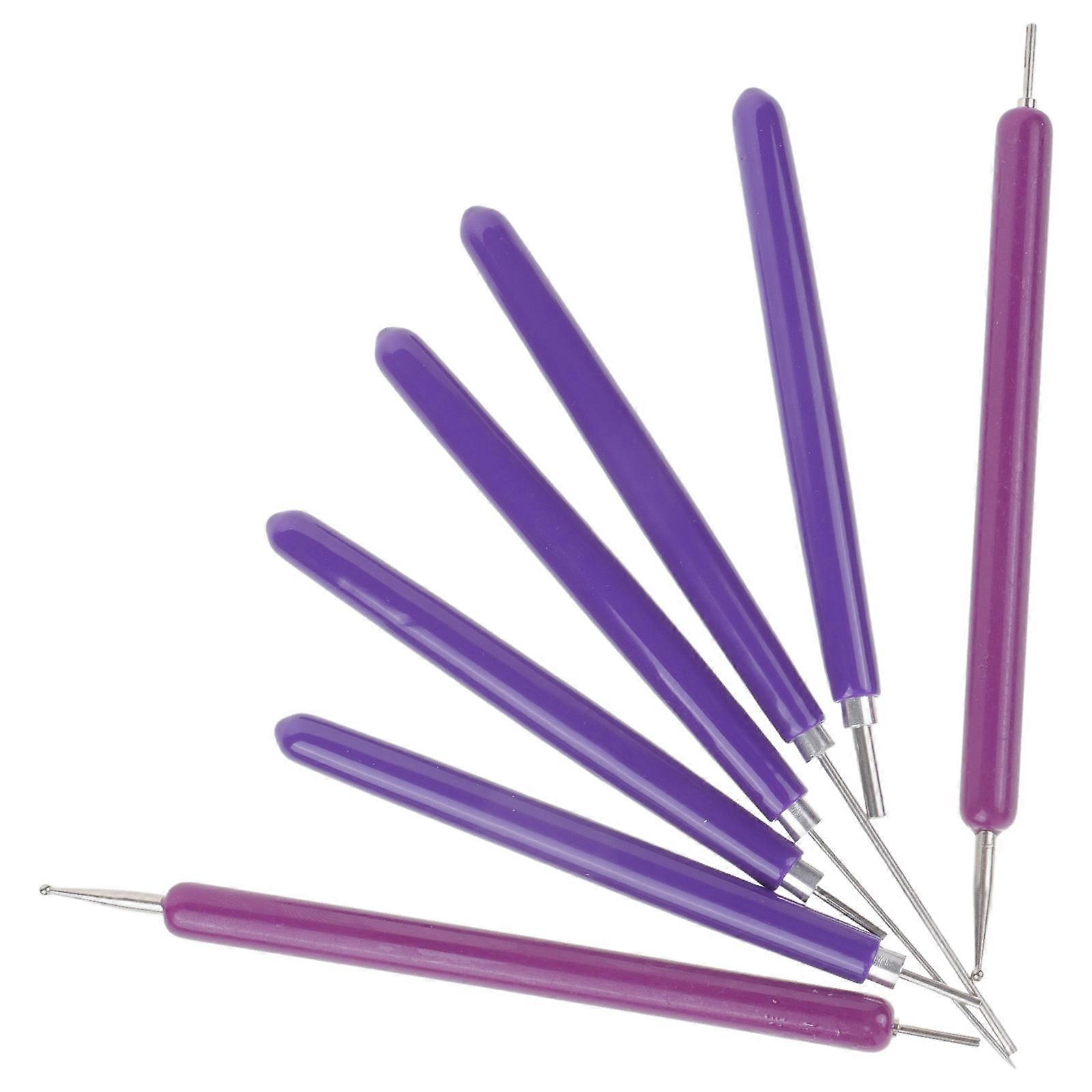Multi Plastic Quilling Needle Pen for Decor with Wide Slot and Comfortable Grip 1 Set