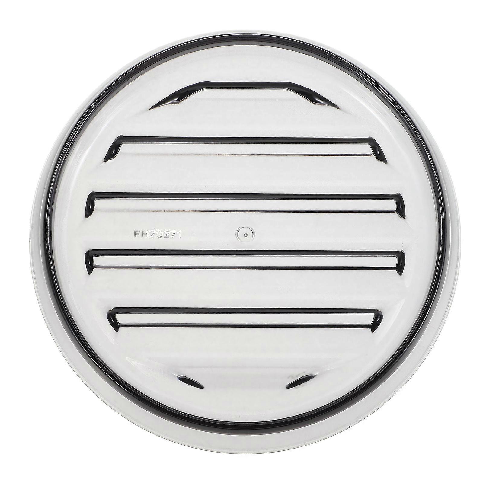 Round Pitcher Saucer for Home Use Multifunctional PP Material Grey Color Nonslip Bottom 7.87 Inches
