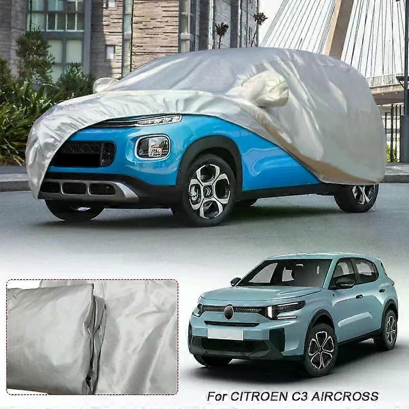 Auton kansi Citroen C3, C4, C5, C5X, DS3, DS4, DS7, DS9, EC3 pölytiivis auton suojakansi, automaattinen pölytiivis sateenestävä lumi