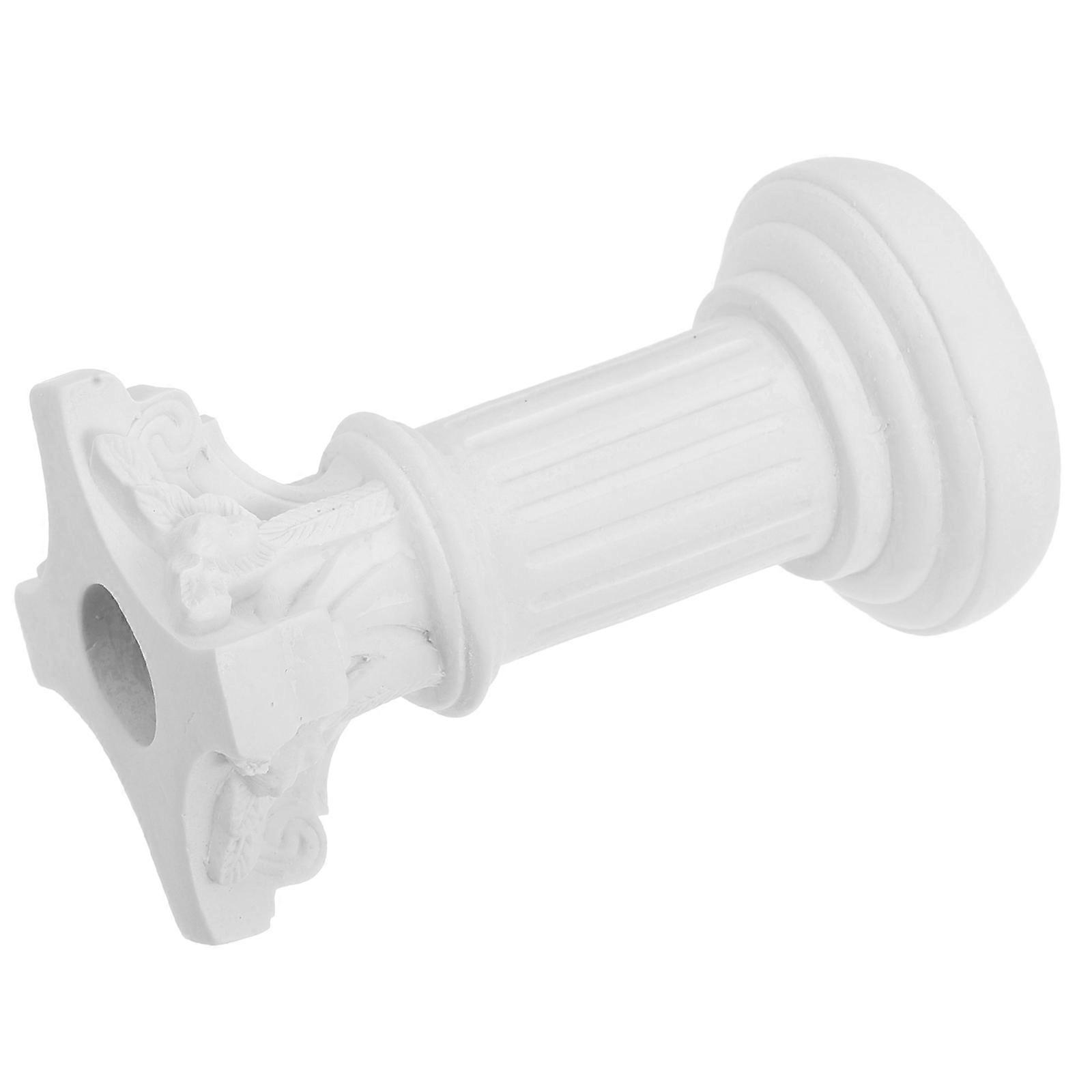 Resin Roman Column for Decoration White Intricate Craftsmanship Versatile Usage Small Size