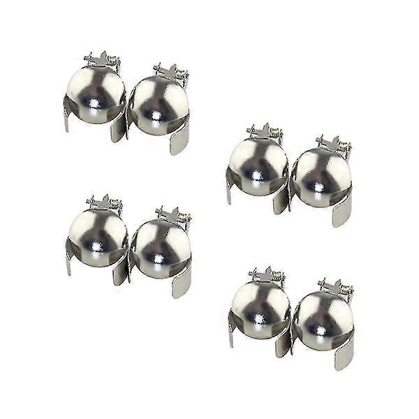 Automatic candle snuffer, silver, safe candle extinguishing