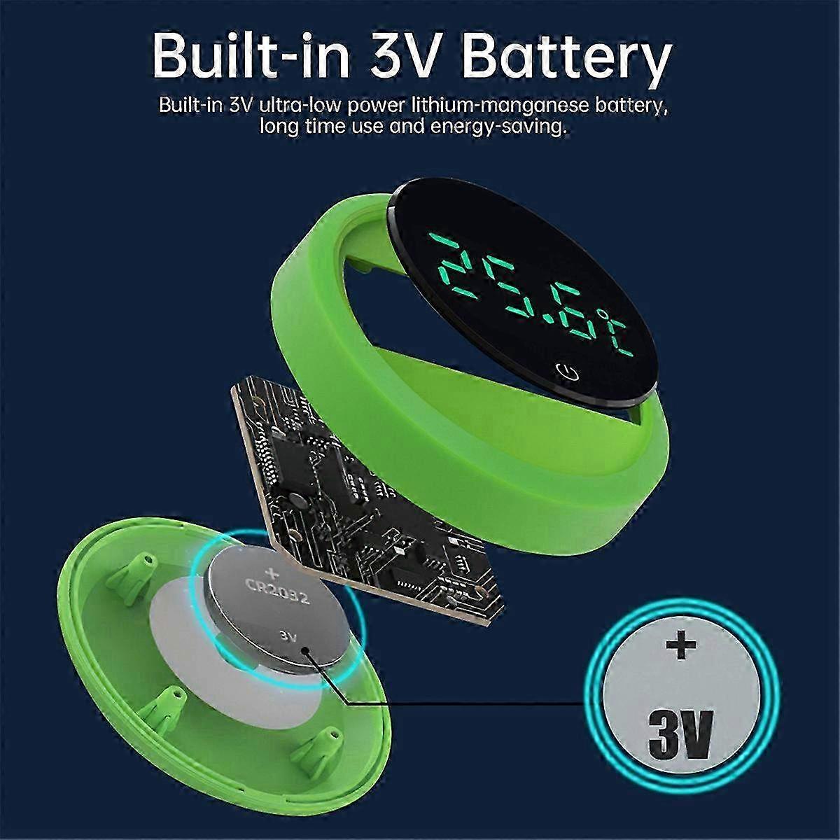 Electronic Aquarium Thermometer with LED Display - Accurate Water Temperature Gauge for Fish Tanks & Aquatic Environments