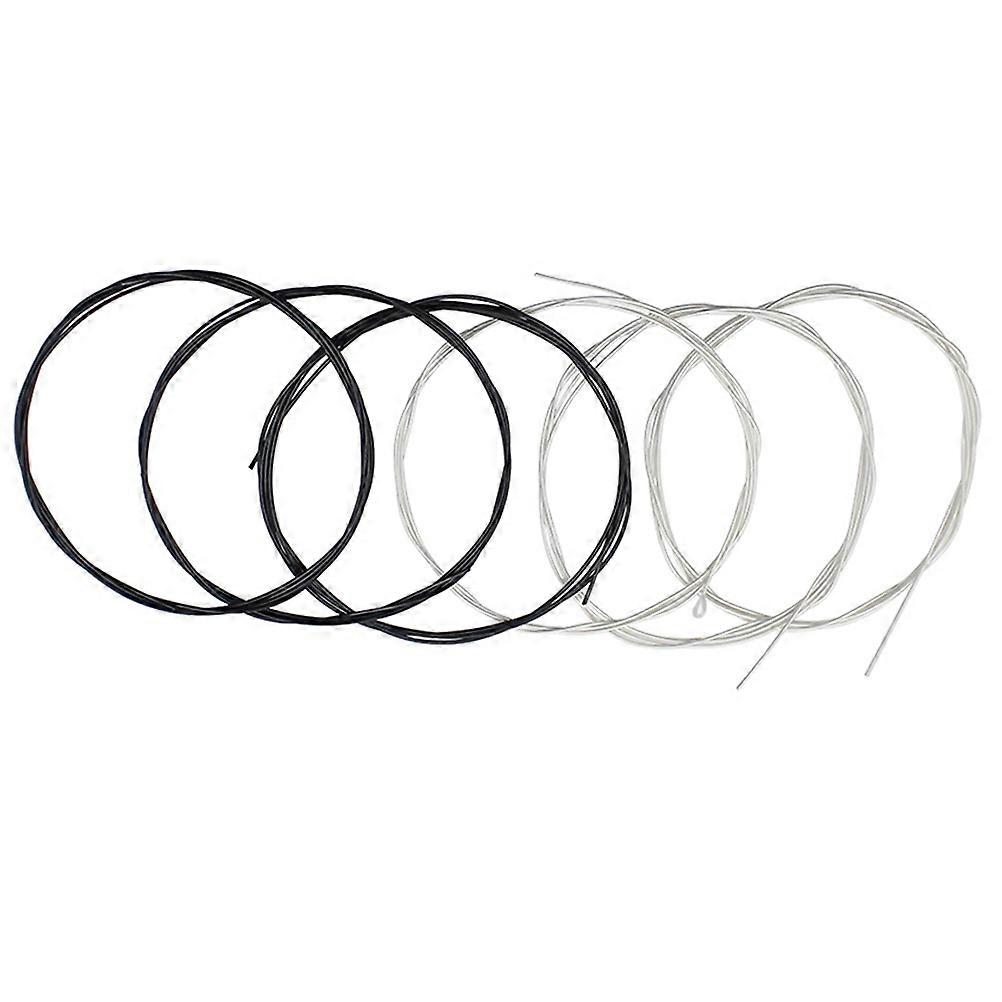Acoustic Guitar Strings Standard Tension Sound Resonance For Performance Nylon Material 6Pcs