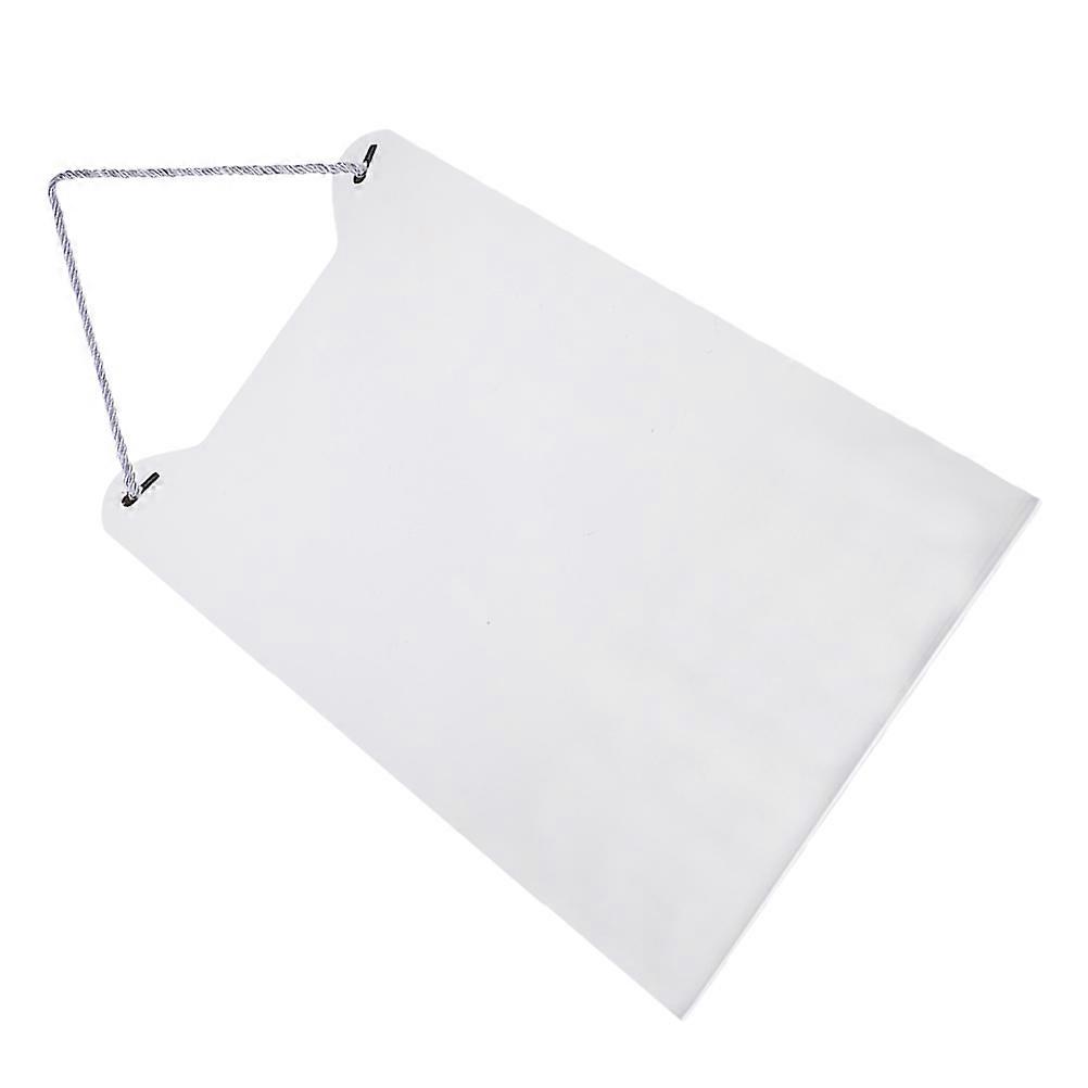 Transparent Acrylic Hanging Sign for Office with Durable Design and Clear Text Display 5.5 x 8.2 inches