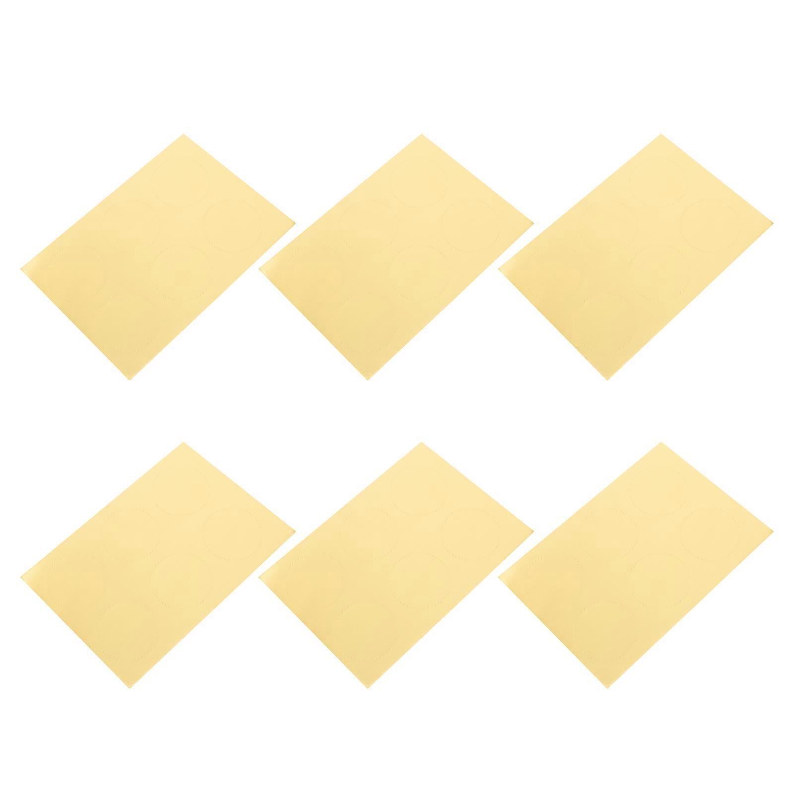 Golden Foil Medal Stickers for Decoration Elegant Design Versatile Use Safe Materials 36 Pcs