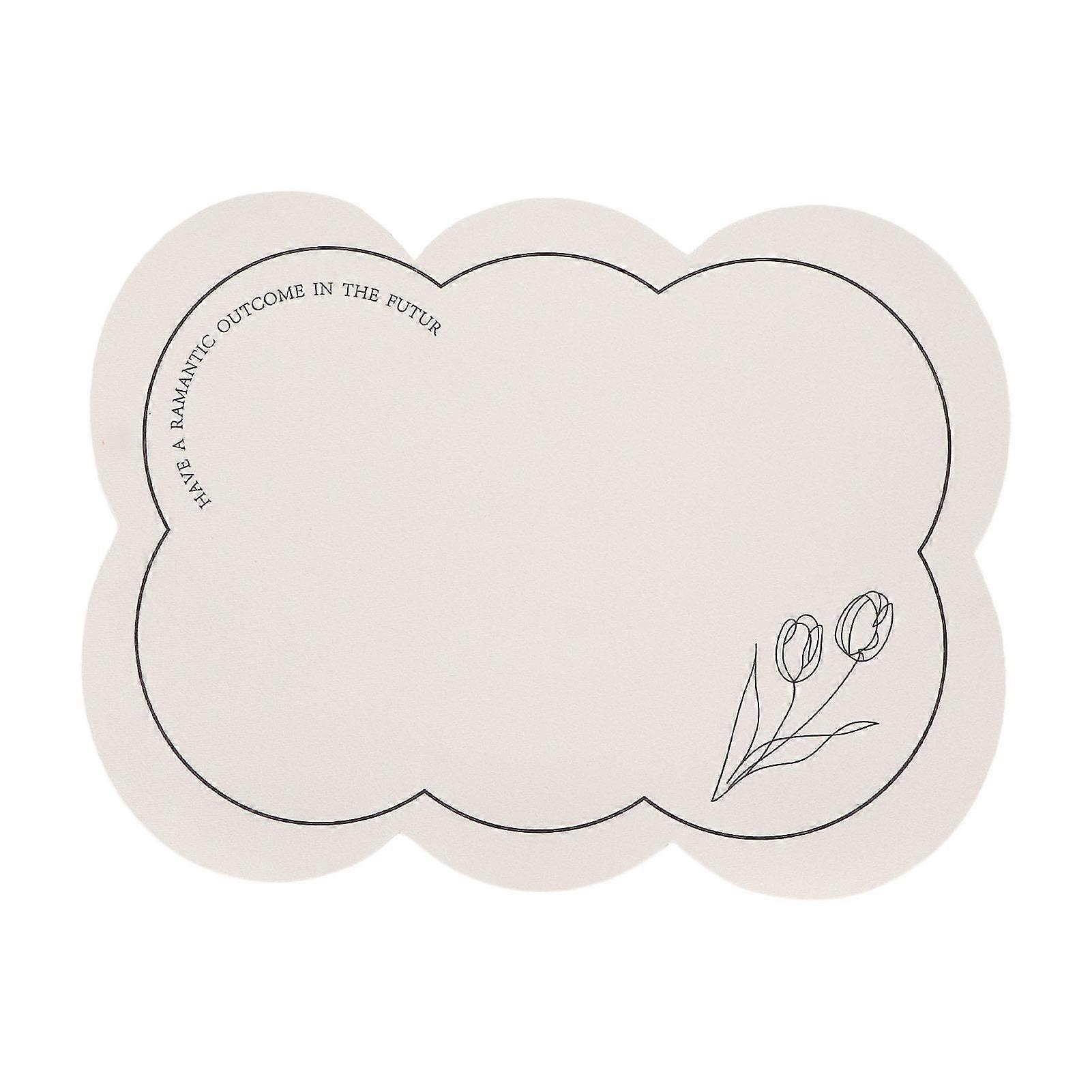 Coffee Mat Absorbent Quick Drying Heat Resistant Tulip Pattern Coffee Machine Pads Countertop Protector Mat Table Mat