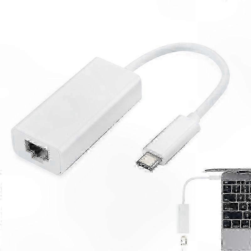 USB-C to Ethernet Adapter for Type-C Devices and Laptops