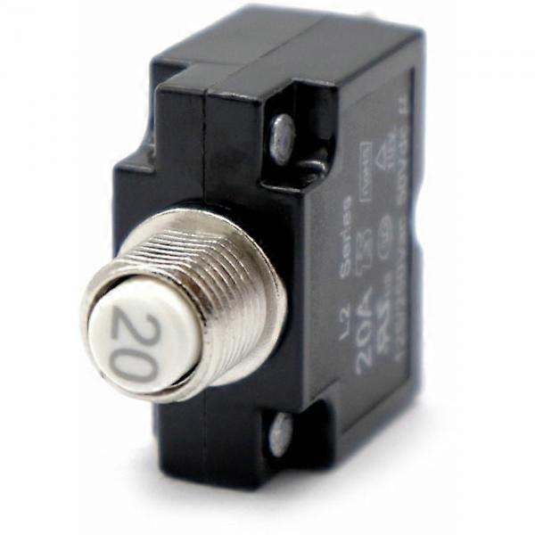 AC 125/250V 20A Resettable Thermal Circuit Breaker Overload Protector