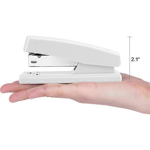 Stapler, Desktop Stapler, Office Stapler, 25 Sheet Capacity, White