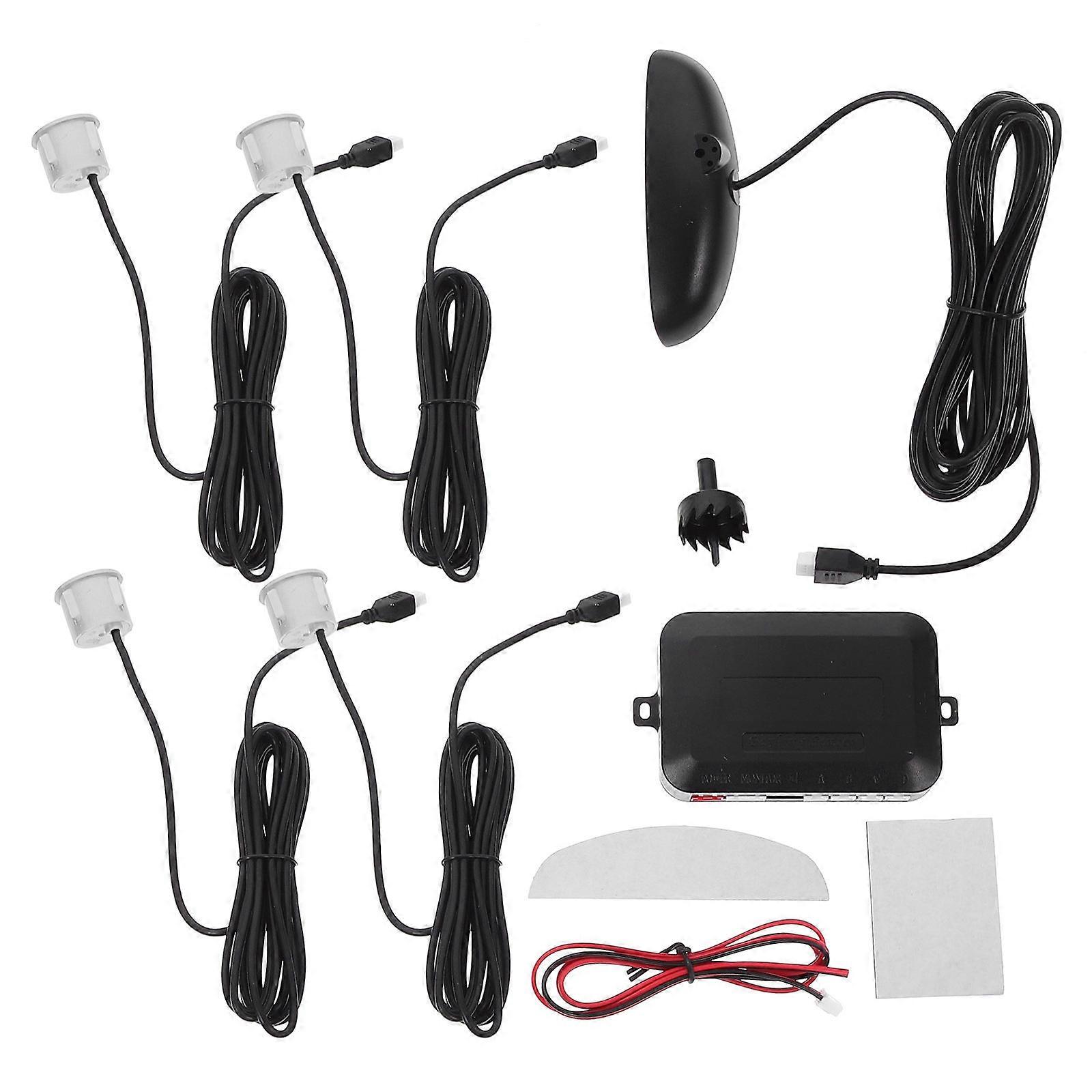 Silver Parking with and Voice for Car Use ABS Material Fits Various Models