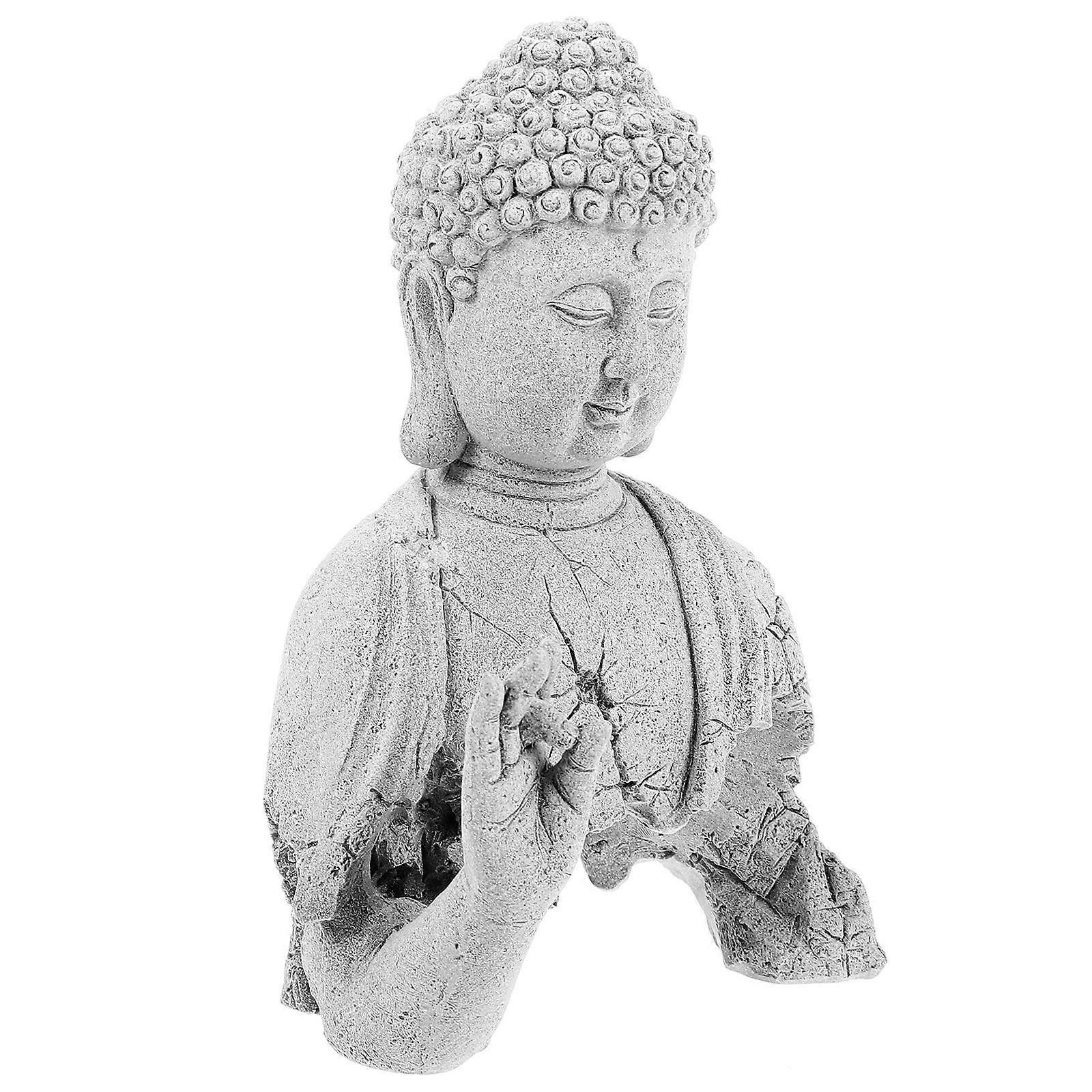 Fish Tank Buddha Figurine, Functional Art for Aquatic Environments