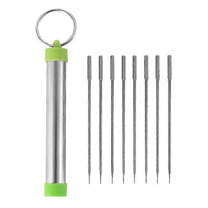 8pcs Titanium Toothpick Set - Durable & Stylish for Oral Care