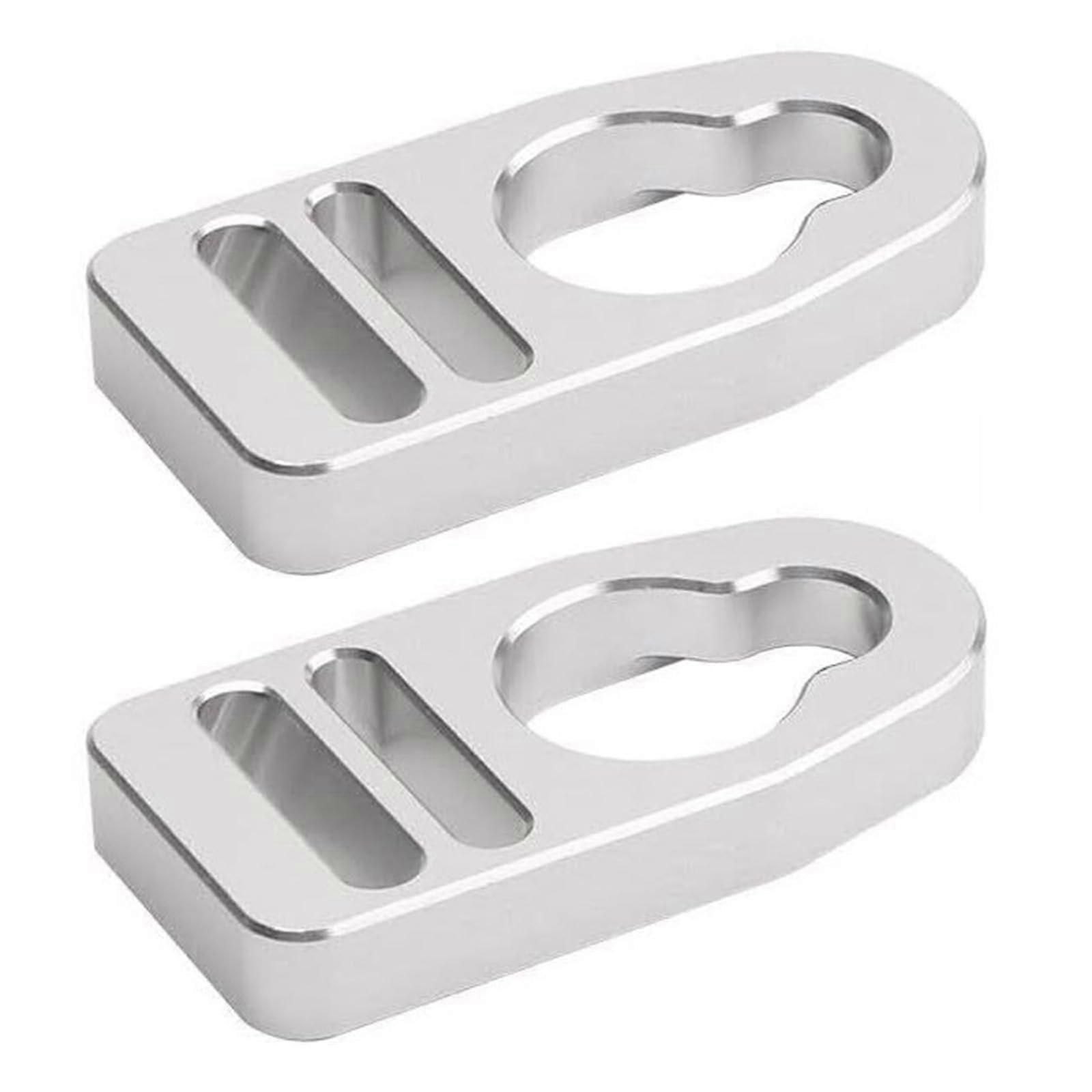 Aluminium Replacement Buckle Clip (2pcs) - Snap Button Type, Lightweight Fixing Strip, Repair Spare Part For Sitzhalle