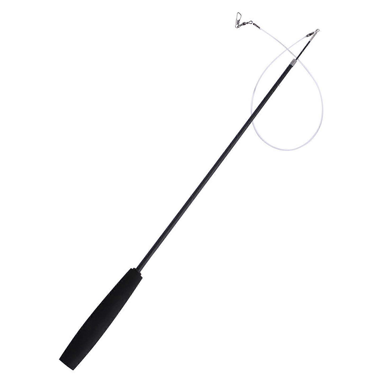 Interchangeable Cat Toy With Retractable Wand, Indoor Cat Toy, Replaceable Attachments