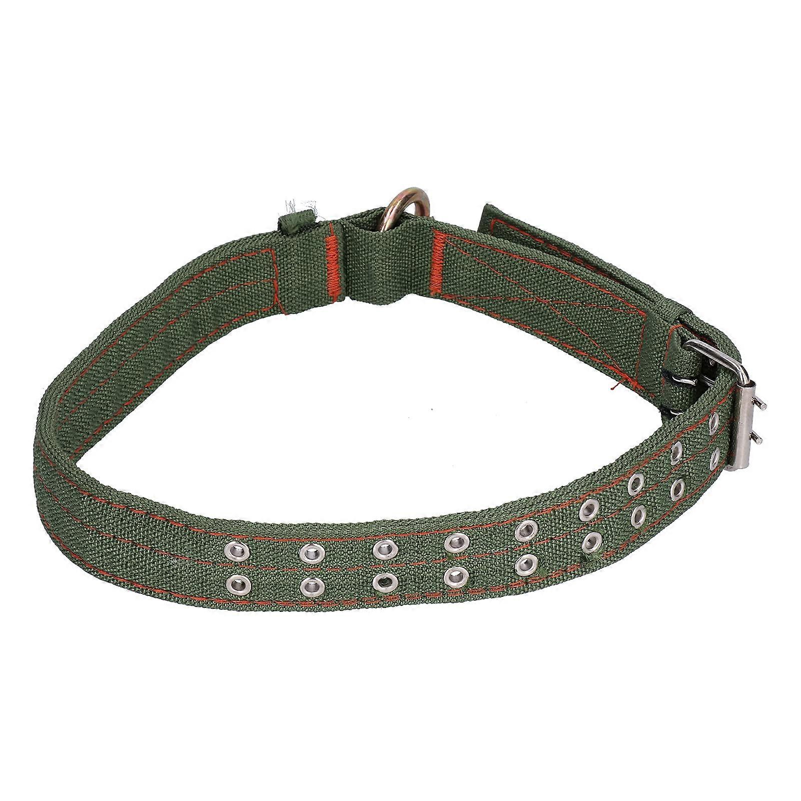 Cattle Traction Belt Medium Size, Double Row Hole Canvas Collar, Four Layer Design for Livestock and Cows