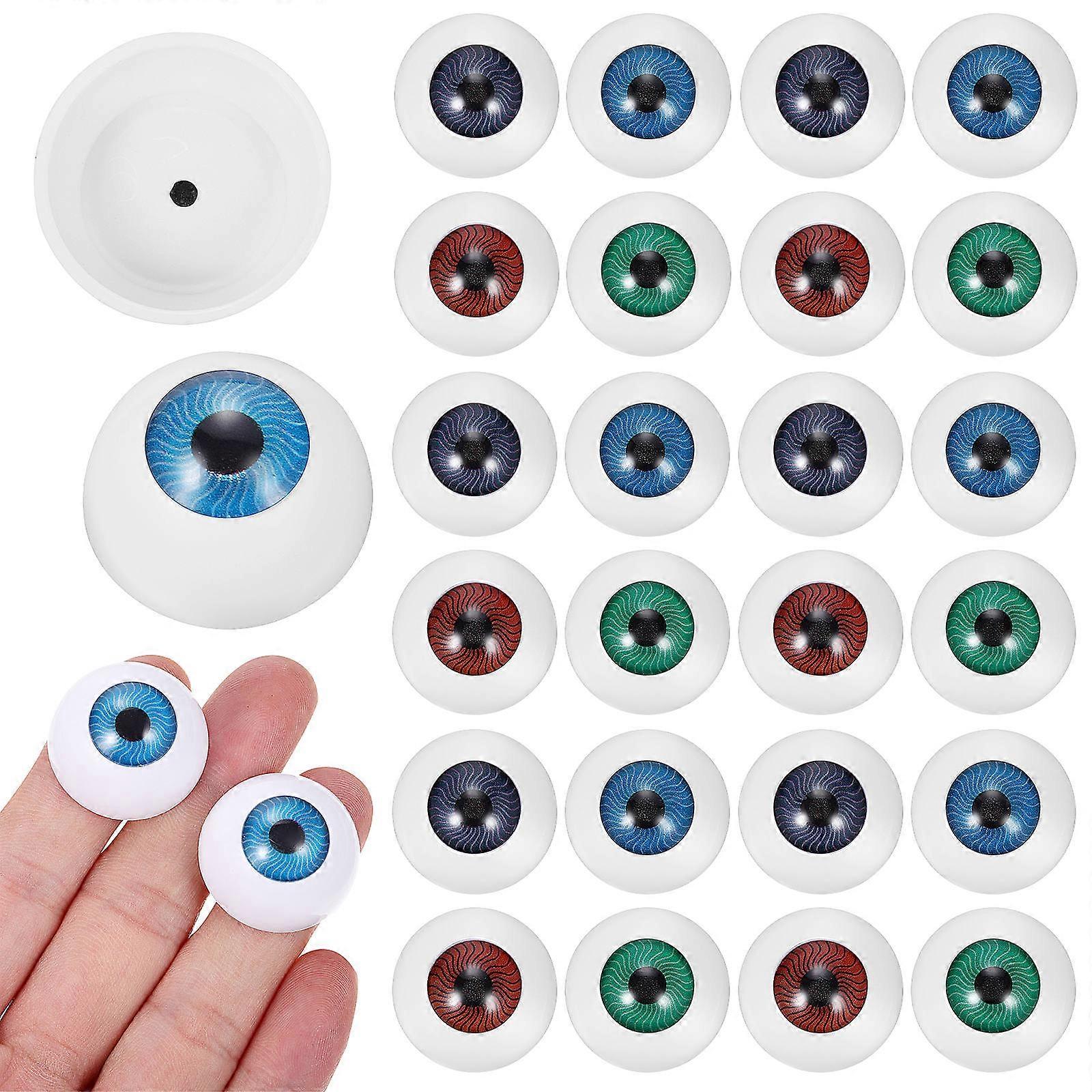Halloween Eyeball Toys 30Pack Assorted Color Ideal For Cosplayers Props And Festive Celebrations