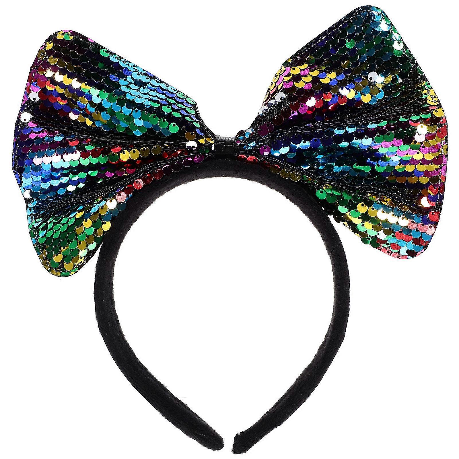 Here's a polished and engaging product description for the **Sequin Bow Headband**:
✨ **Sequin Bow Headband for Women – Sparkle with Style!**