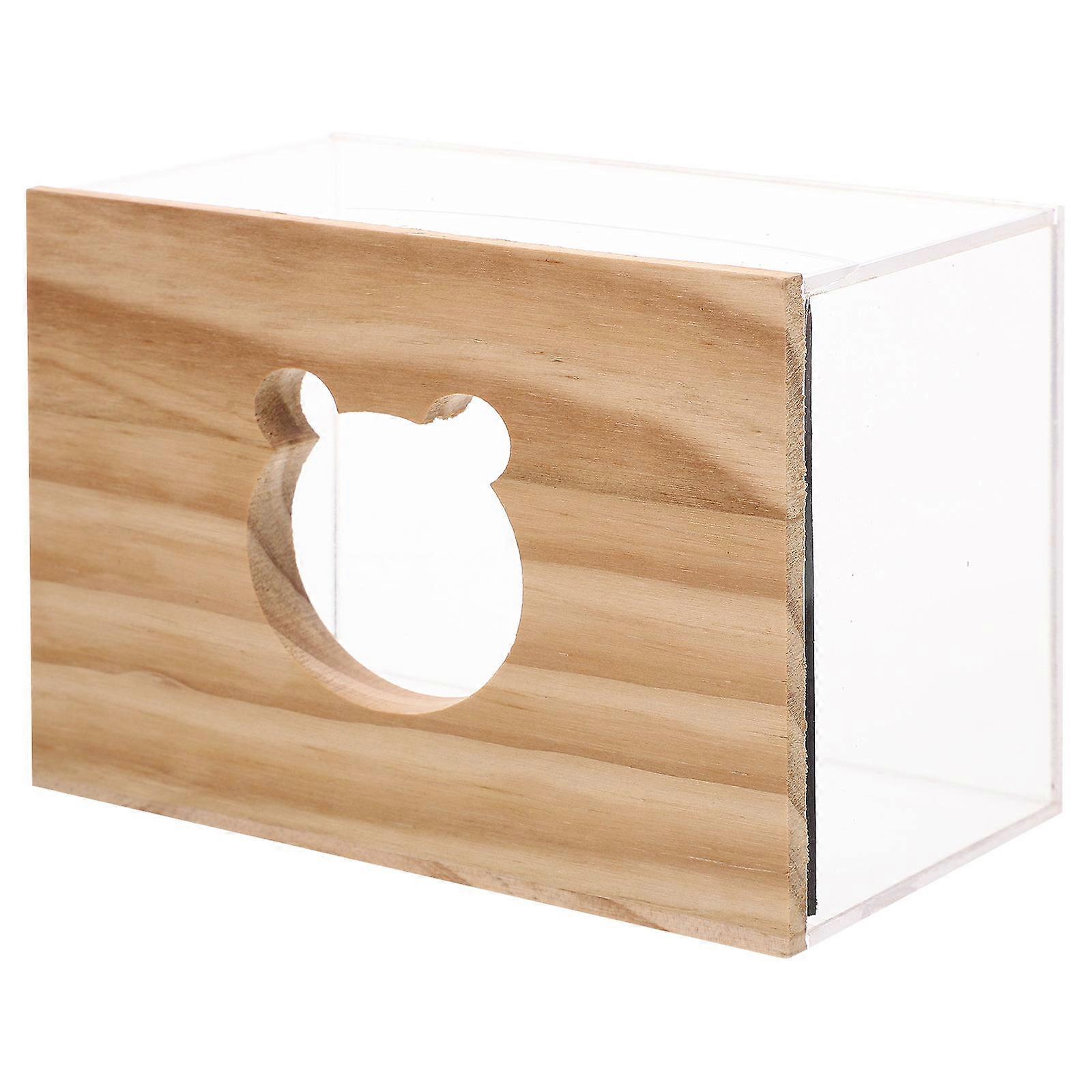 Compact Hamster Bath Tub – Durable & Easy to Clean Bathing Accessory for Hamsters, Chinchillas, Mice, Gerbils, and Other Small Pets