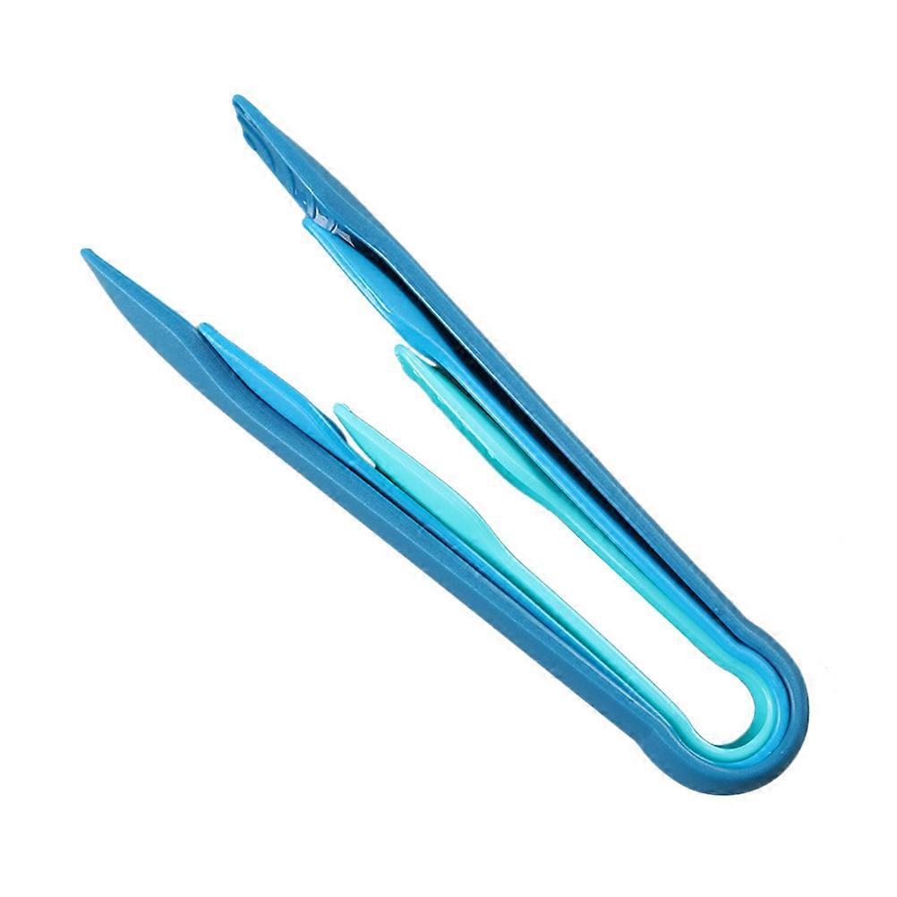 Multipurpose Kitchen Tongs 3Pcs Set Food Accessory For Buffet Catering Events Everyday Use Featuring Anti Skid Clamping In Blue