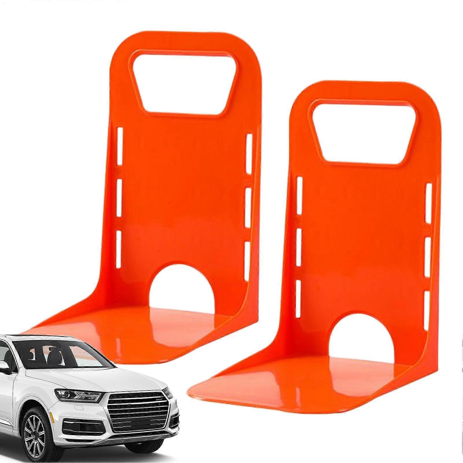 Trunk Organizer, Blocks, Car Trunk Storage Box, Fixer, Spacesaving, Organizing Tool, Automotive Accessories for Daily Life, Commuting Orange