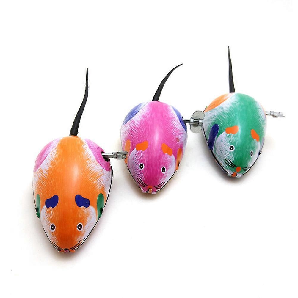 3Pcs Retro Rat Model Creative Toys Photography Prop Bedroom Decoration Iron Toy for Home Store Hotel Size