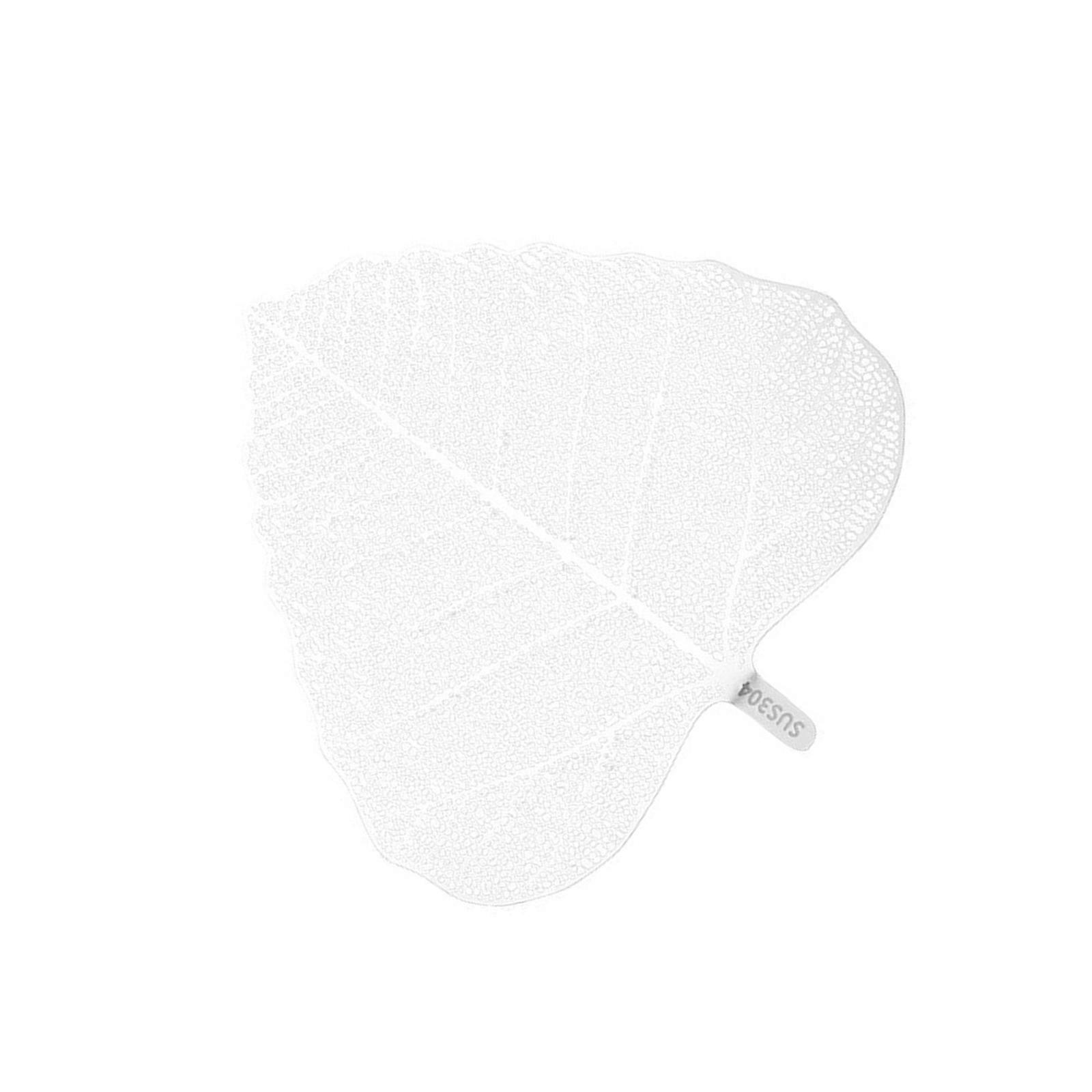 Efficient 304 Stainless Steels Teas Infuser Bodhi Leaf Shape Teas Strainer Tool for Teas Enthusiasts Easy Maintenances Silver