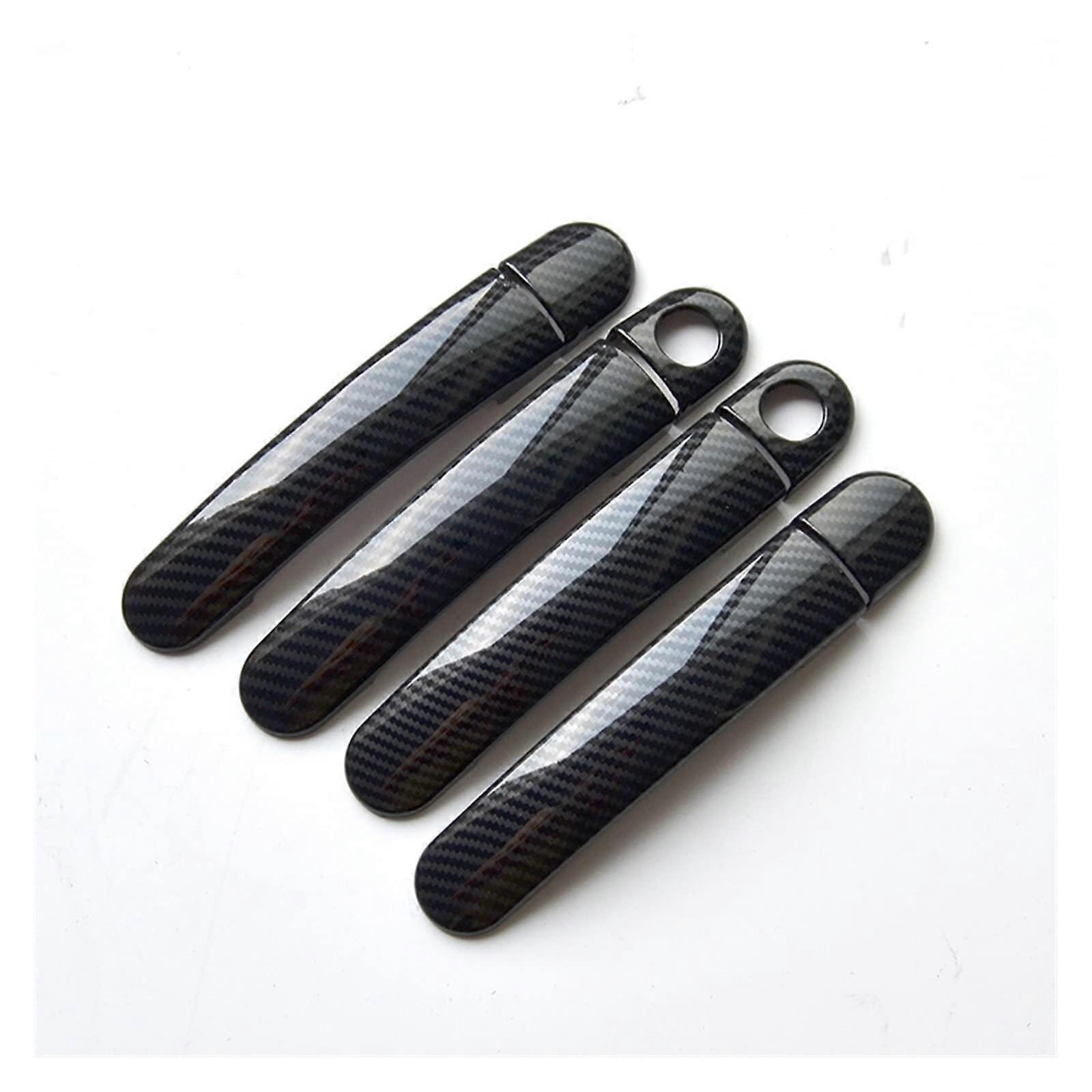 Door handle cover trim for Seat for Ibiza 2009 2010 2011 2012 2013 2014 2015 2016 2017 car door handle covers (Color: 2 Buttons 1)