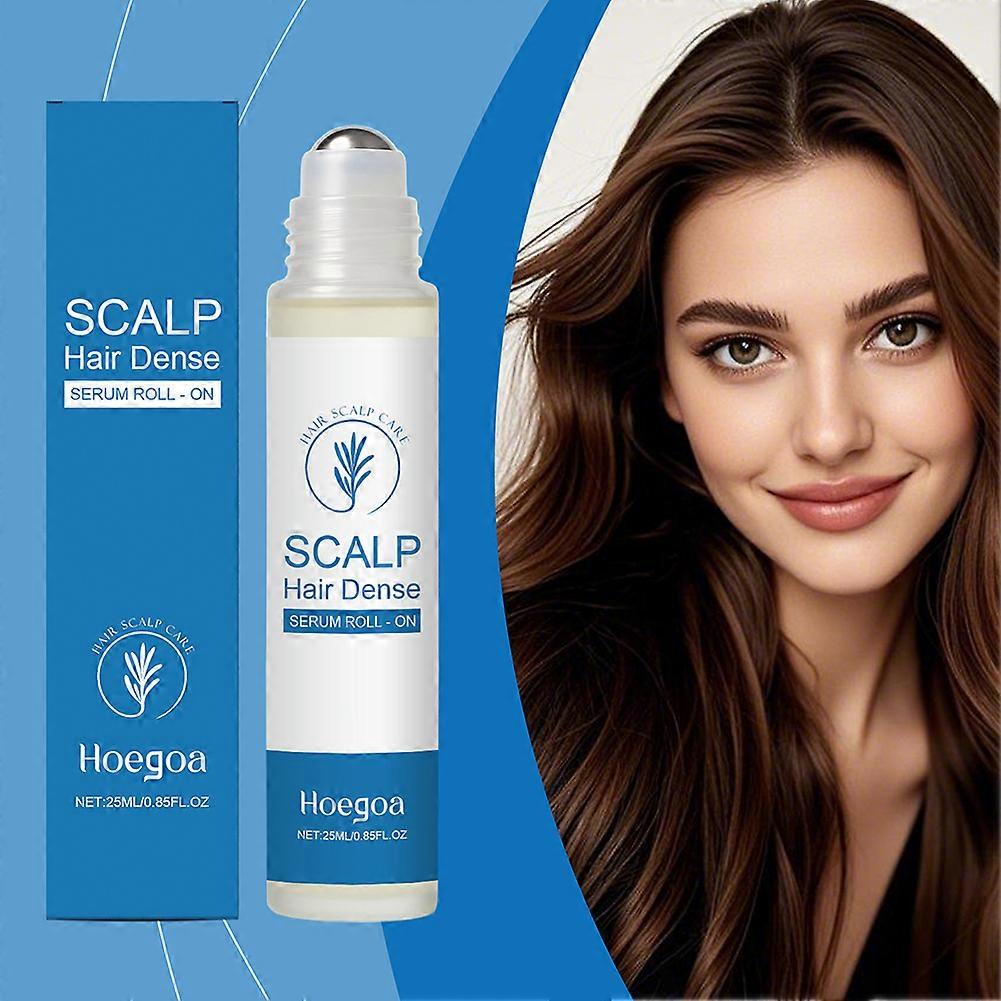 Advanced Hair Growth Serum Roll-On – 3% Rosemary & Aminexil, Redensyl For Thicker Hair, 25ml