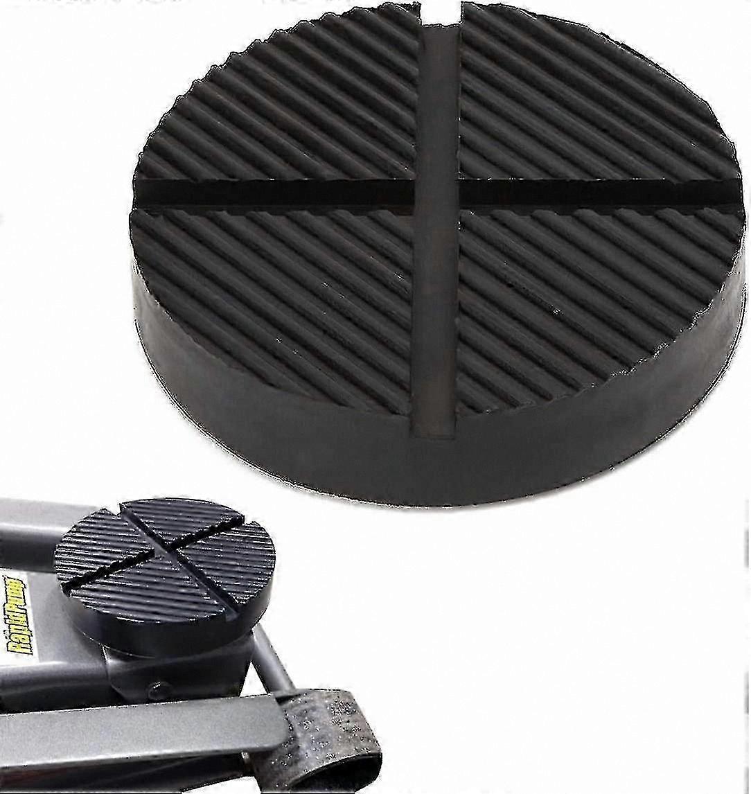 Universal Jack Pad Adapter with Rubber Puck for Floor Jacks, Protects Side Frame Rails, 1 Pack