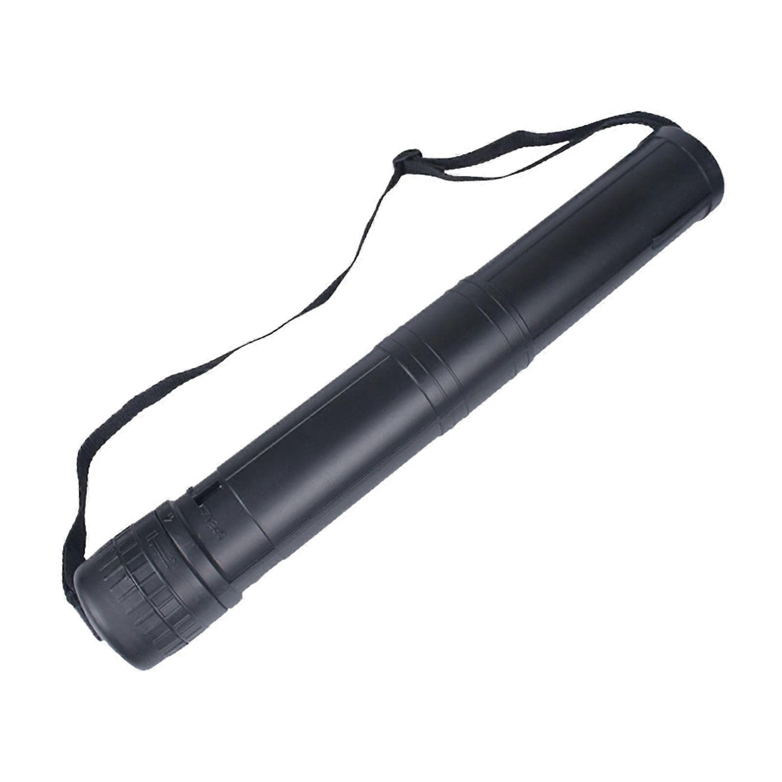 Expandable Poster Tube with Adjustable Strap and Document Holder for Large Drawings and Artwork Storage, 40-inch Size