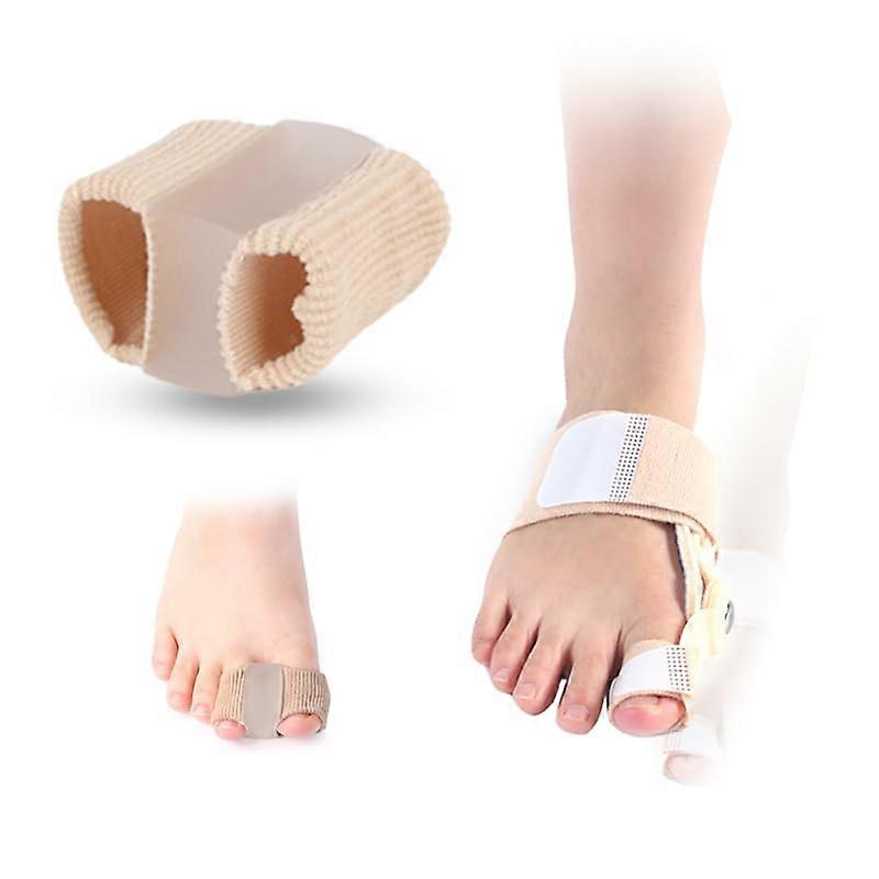 Dual-Use Toe Bunion Brace for Women, Hallux Valgus Corrector, Hammer Toe Relief, Size S, Soft Material, Overlapping Toes Support