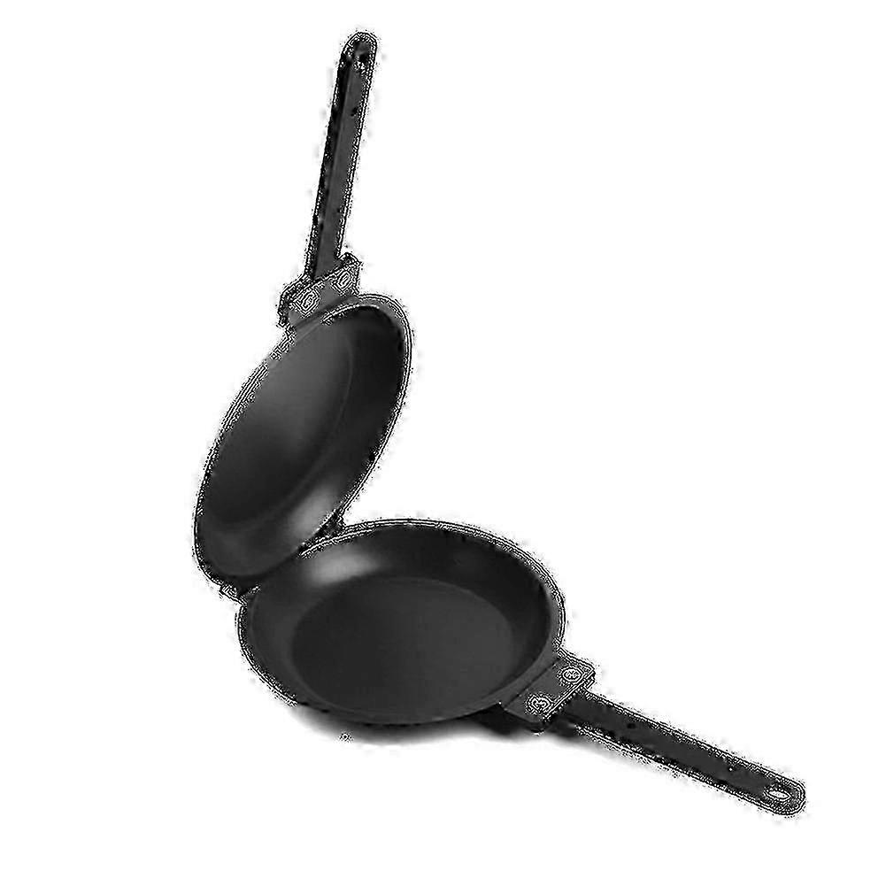 Double Sided Non-Stick Ceramic Frying Pan for Easy Flip Cooking