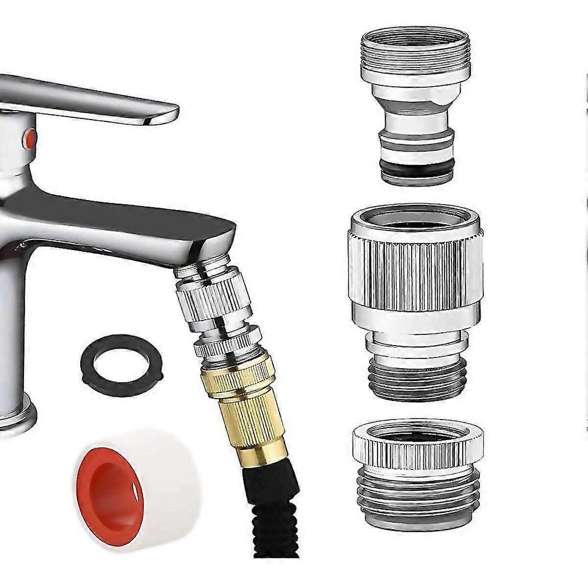 For Sink To Garden Hose Adapter For Faucet Hose Quick Connector